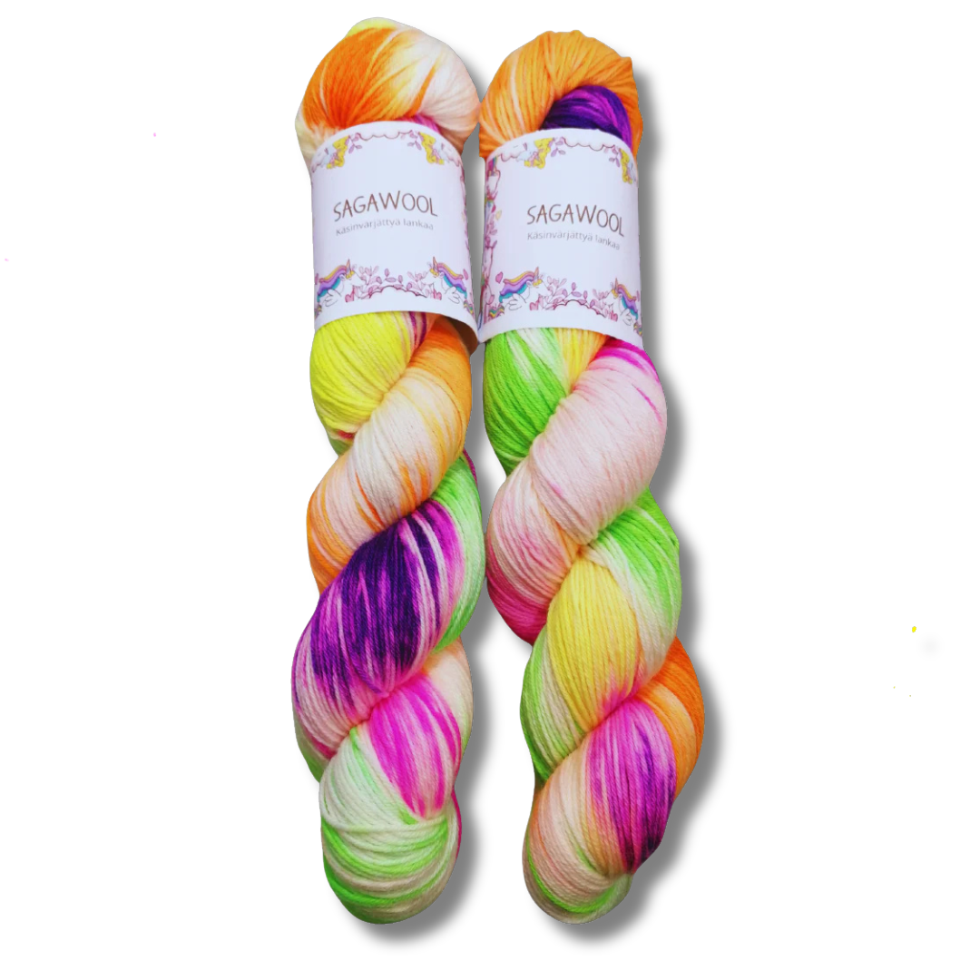 Sagawool Lauri BFL sukkalanka, fingering