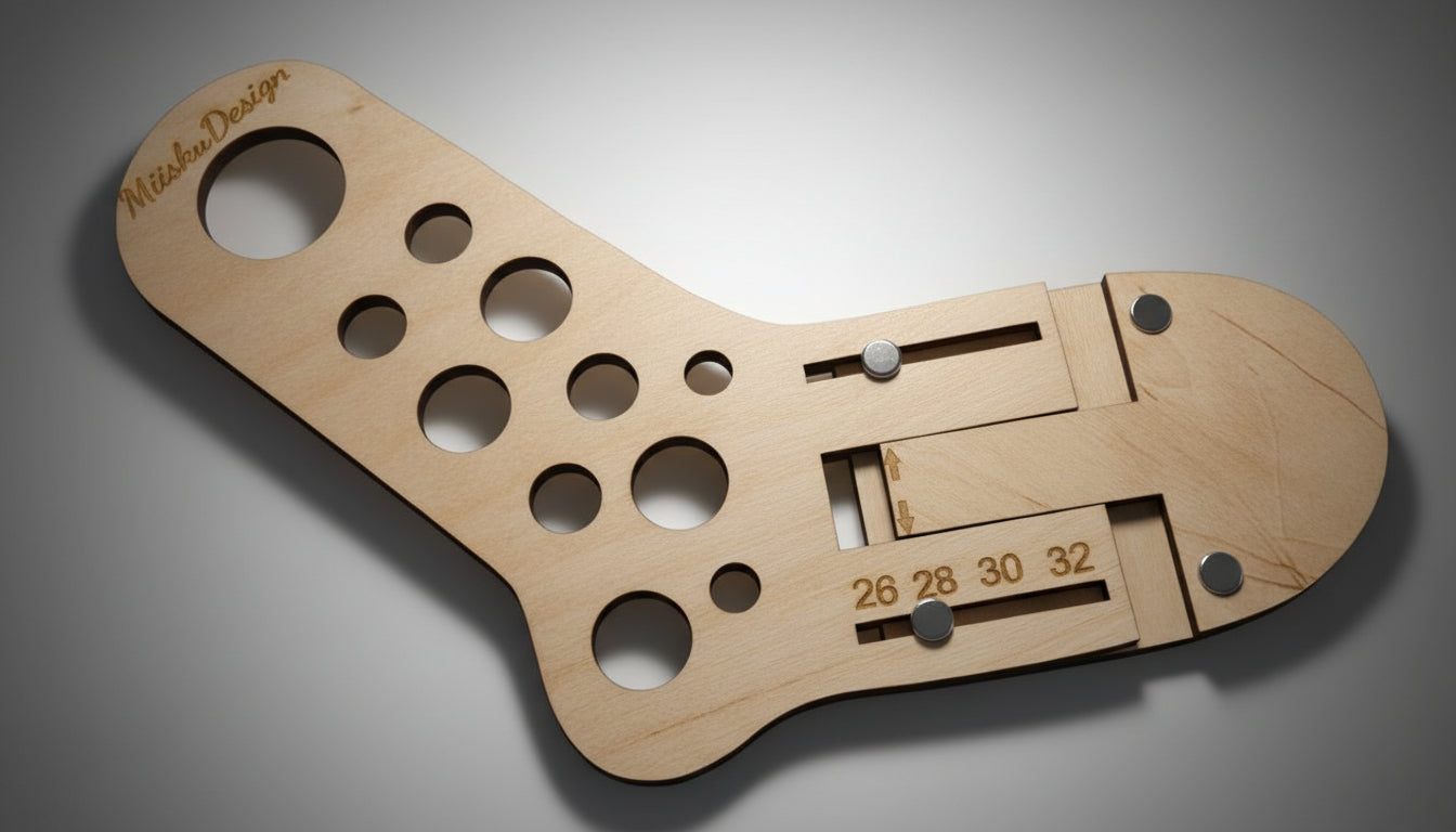 Lasten sukkablokki, koivuvaneria, 26-32.