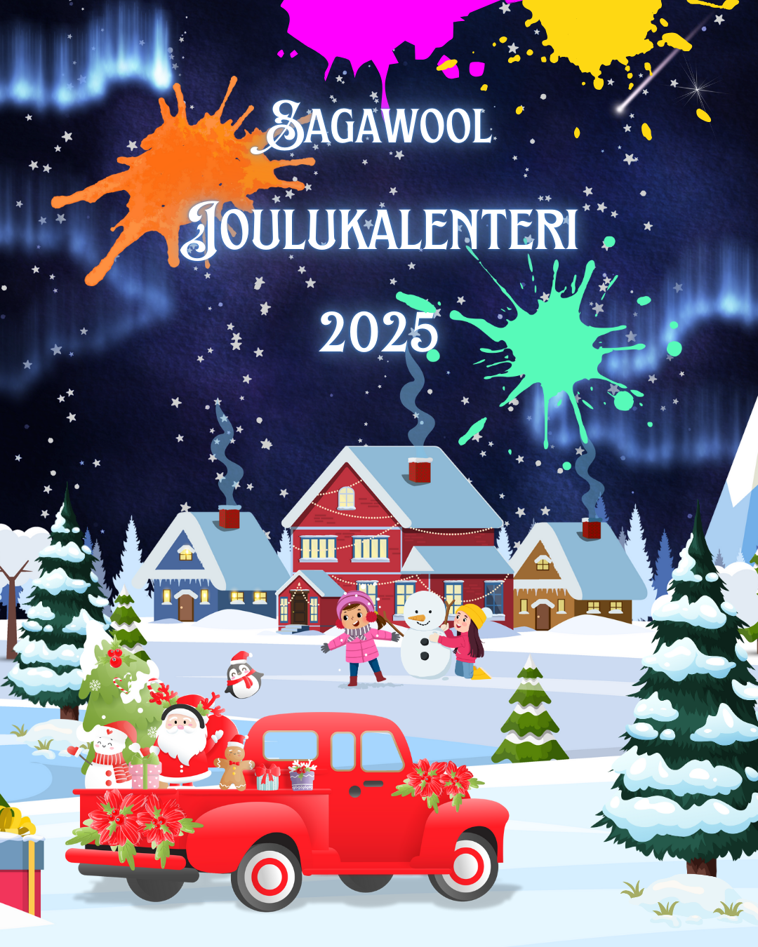 Joulukalenteri vuodelle 2025.