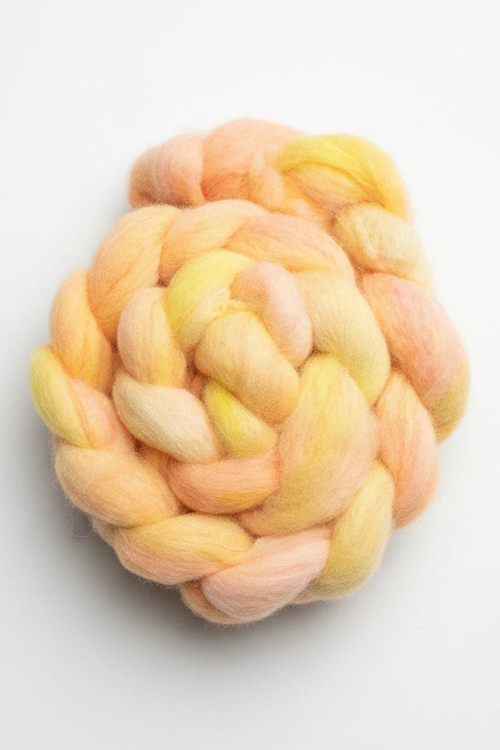 Käsinvärjätty BFL villatopsi, 100g