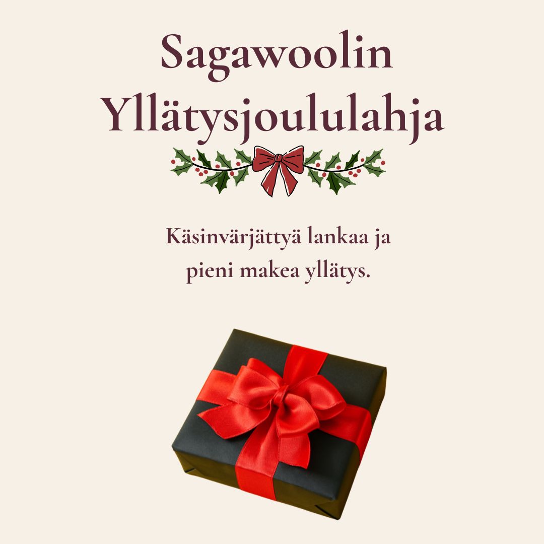 Ennakkotilaus: Jouluyllätys, fingering.