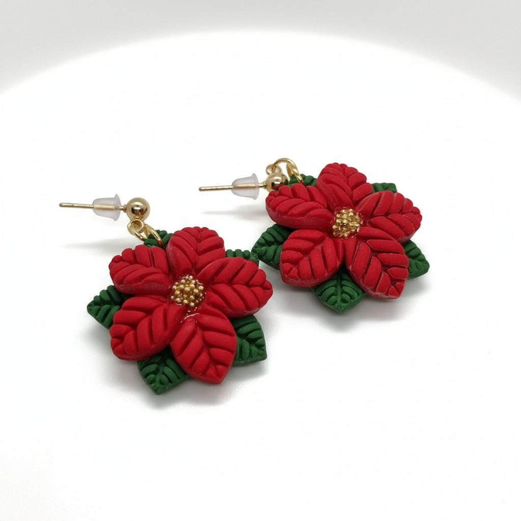 Joulutähti korvakorut