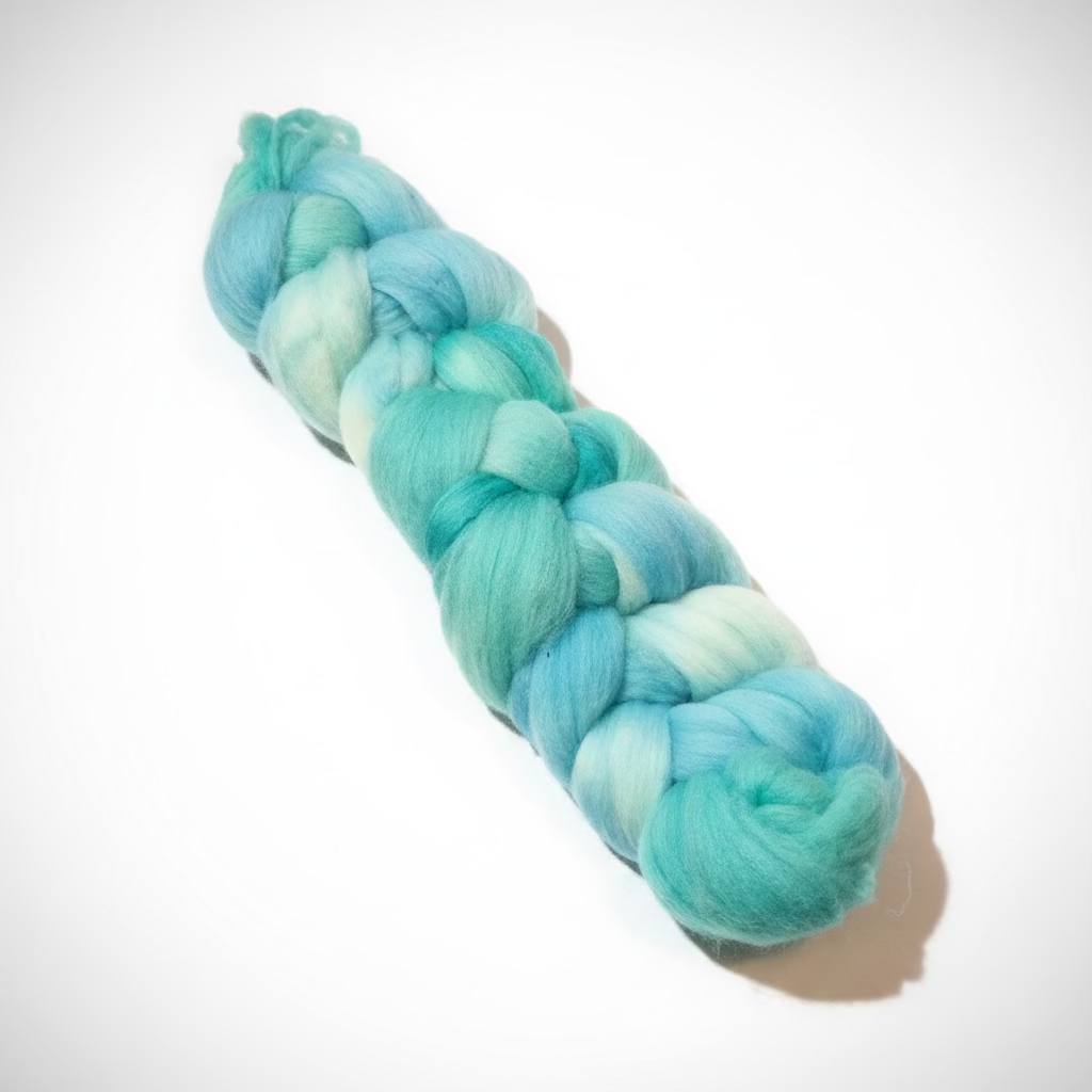 Polwarth kehräyskuitu, käsinvärjärry, 50g.