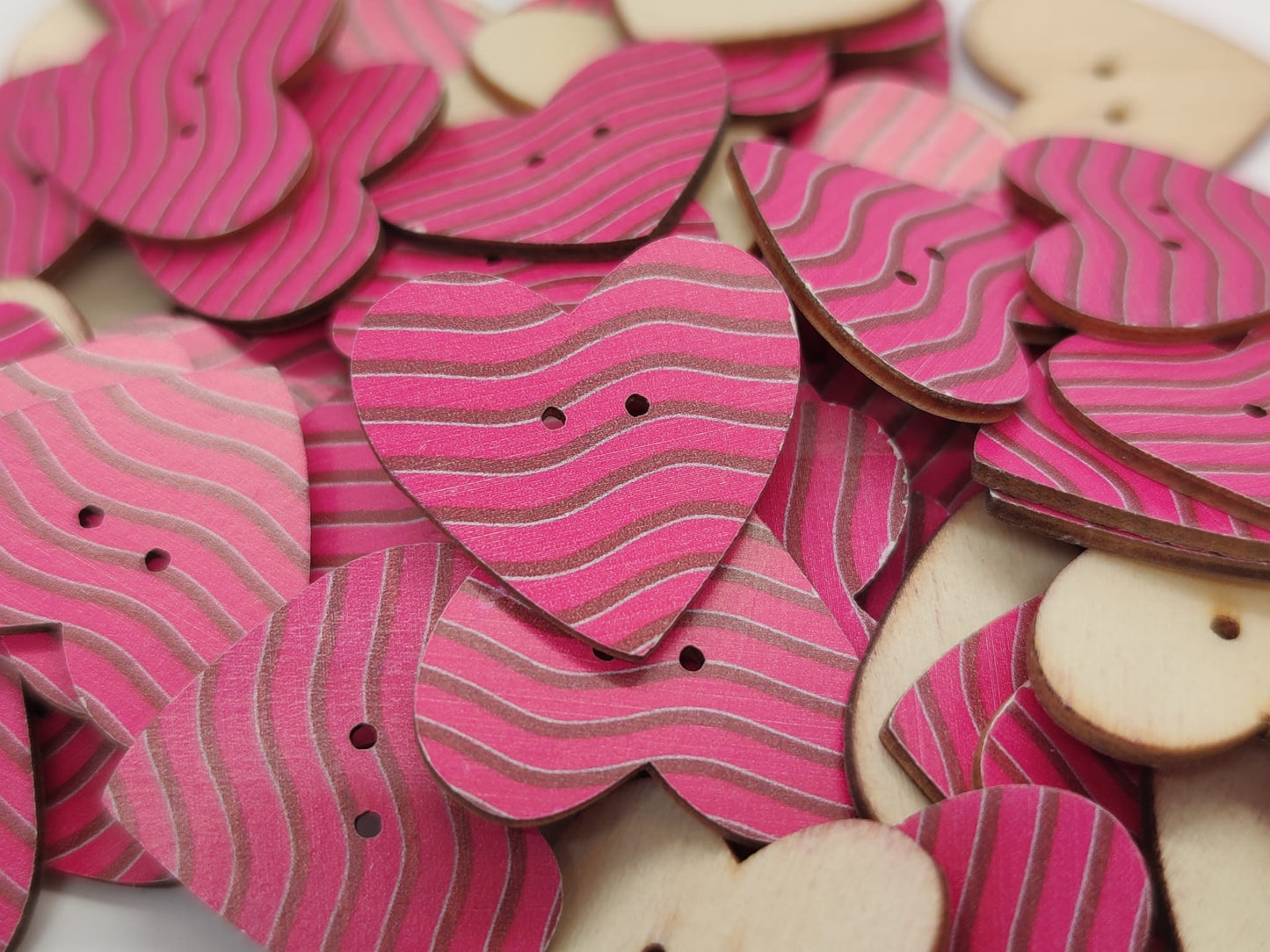 Nappi sydän  / 30*29mm