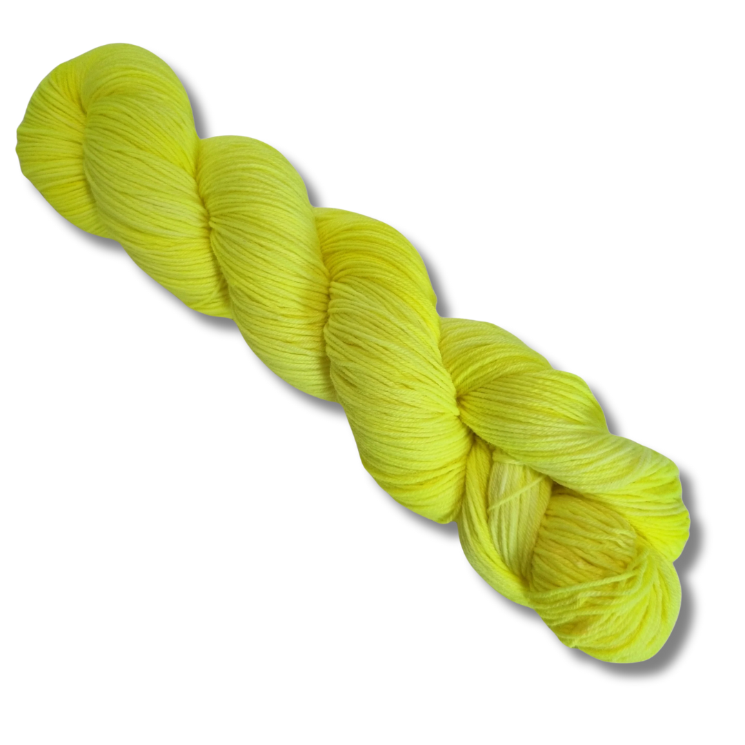 Irja merinosock yksivärinen NEON.