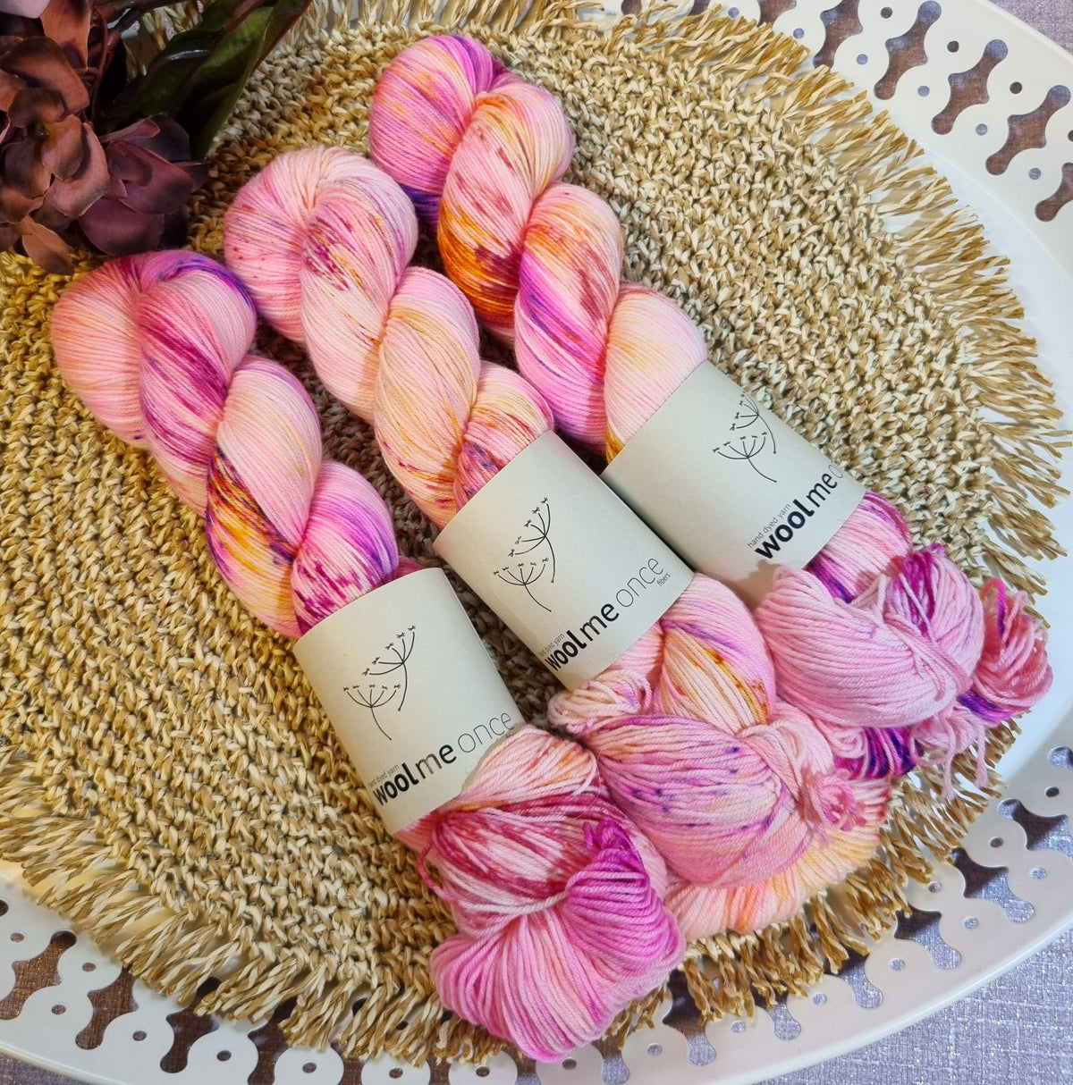 Wool Me Once Fibers - Candy Apple