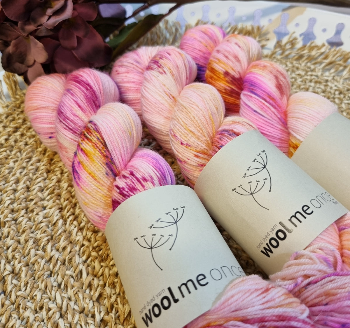 Wool Me Once Fibers - Candy Apple