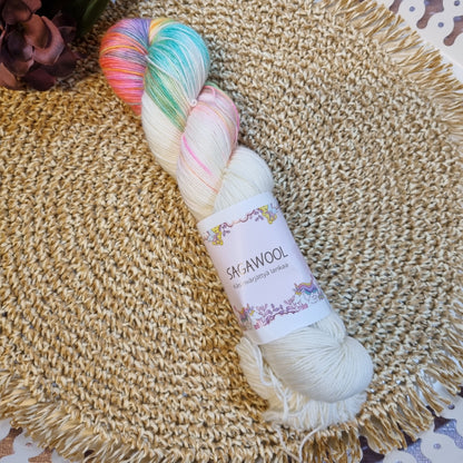 Irja merinosock moniväriset, fingering