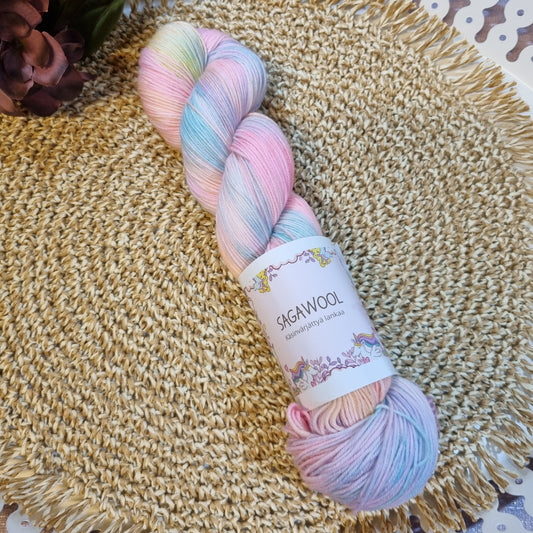 Irja merinosock moniväriset, fingering