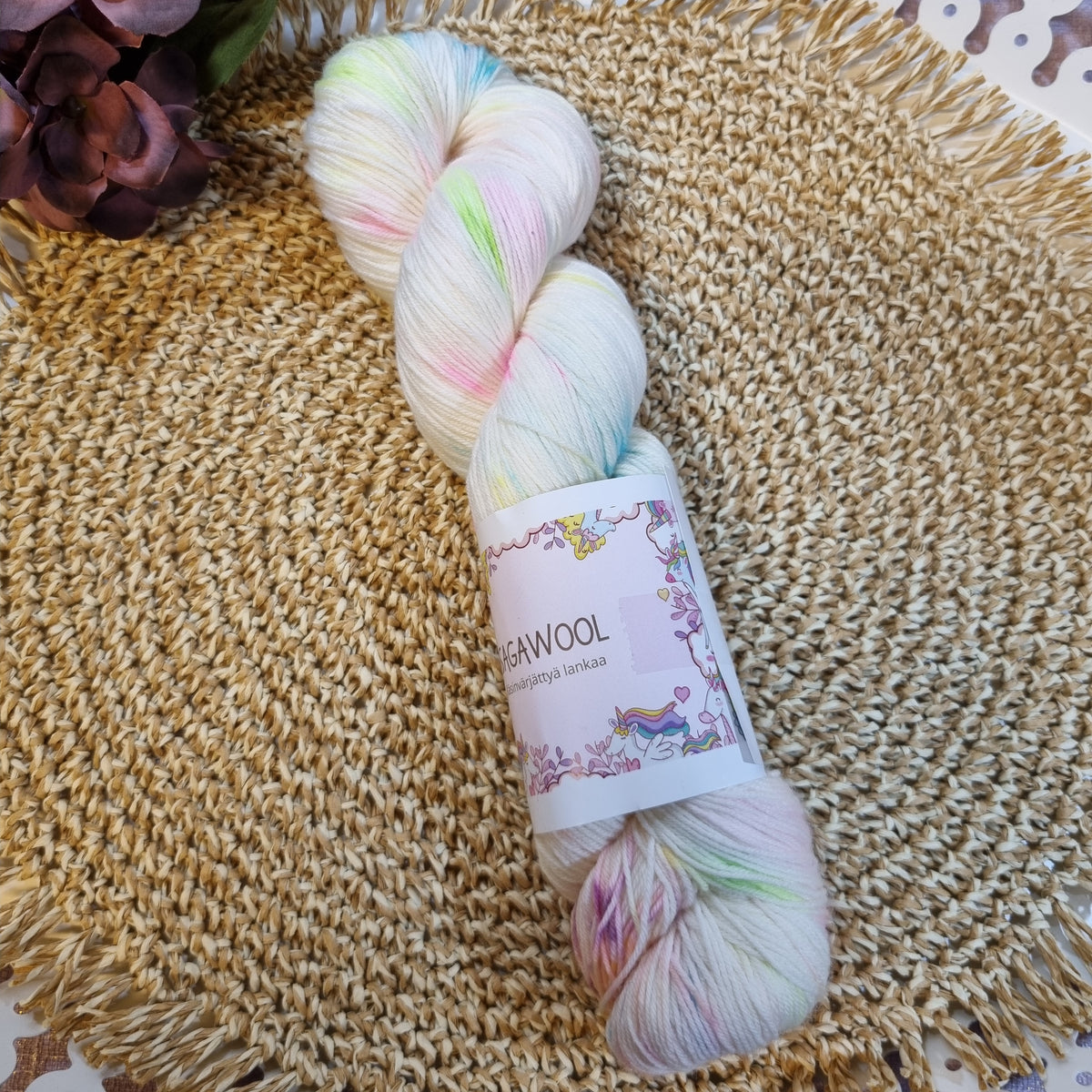 Irja merinosock moniväriset, fingering