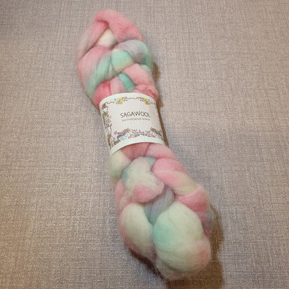 Käsinvärjätty Polwarth villatopsi,50g