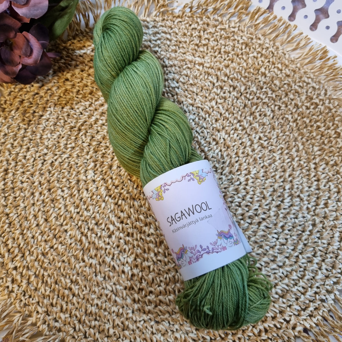 Irja merinosock yksiväriset, fingering.