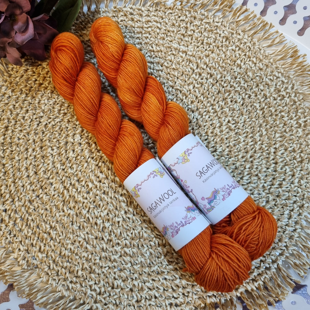 Lauri BFL villasekoitus, fingering, 50g.