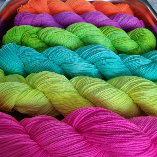 Irja merinosock NEON 100g/425m fingering