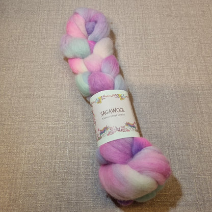 Käsinvärjätty Polwarth villatopsi,50g