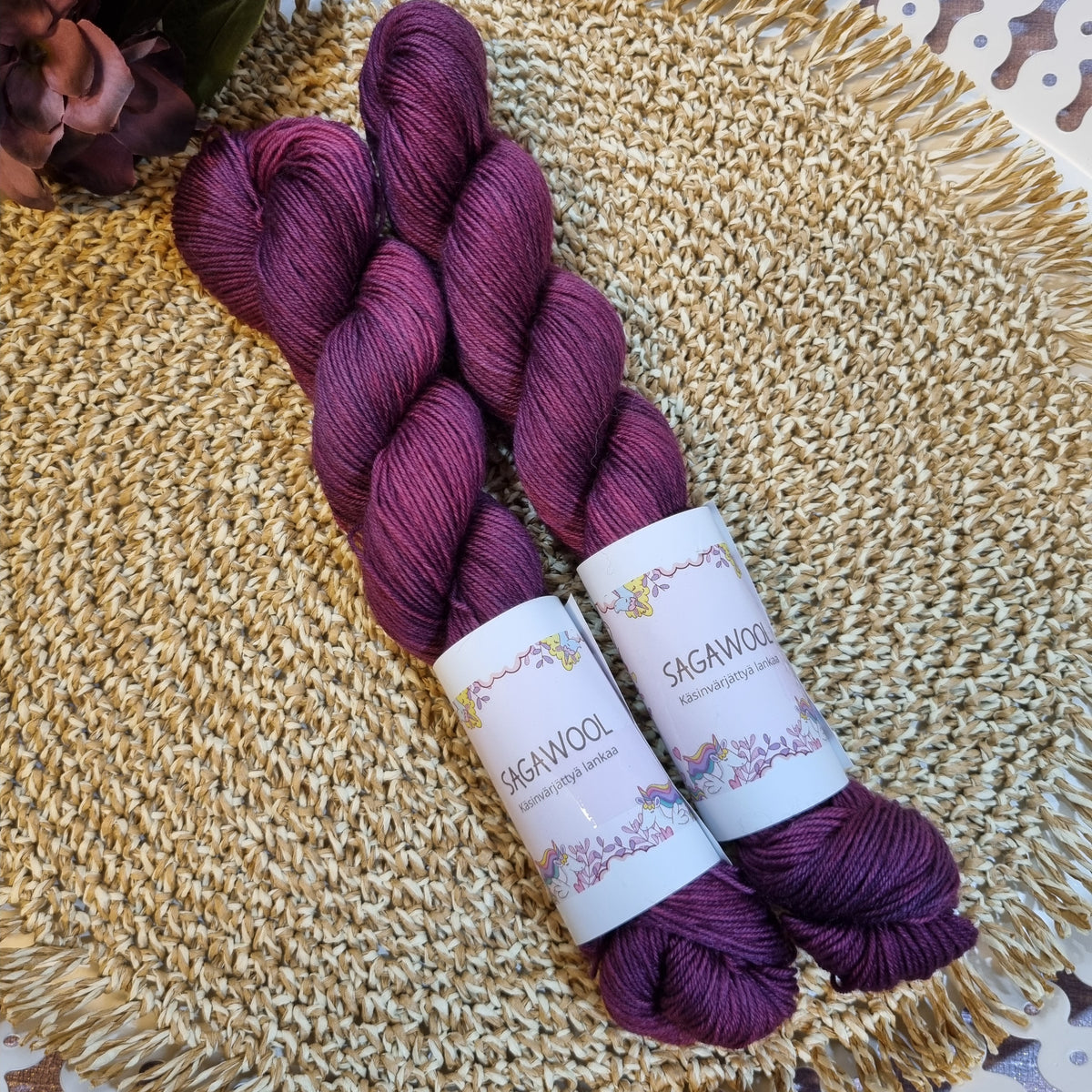 Lauri BFL villasekoitus, fingering, 50g.