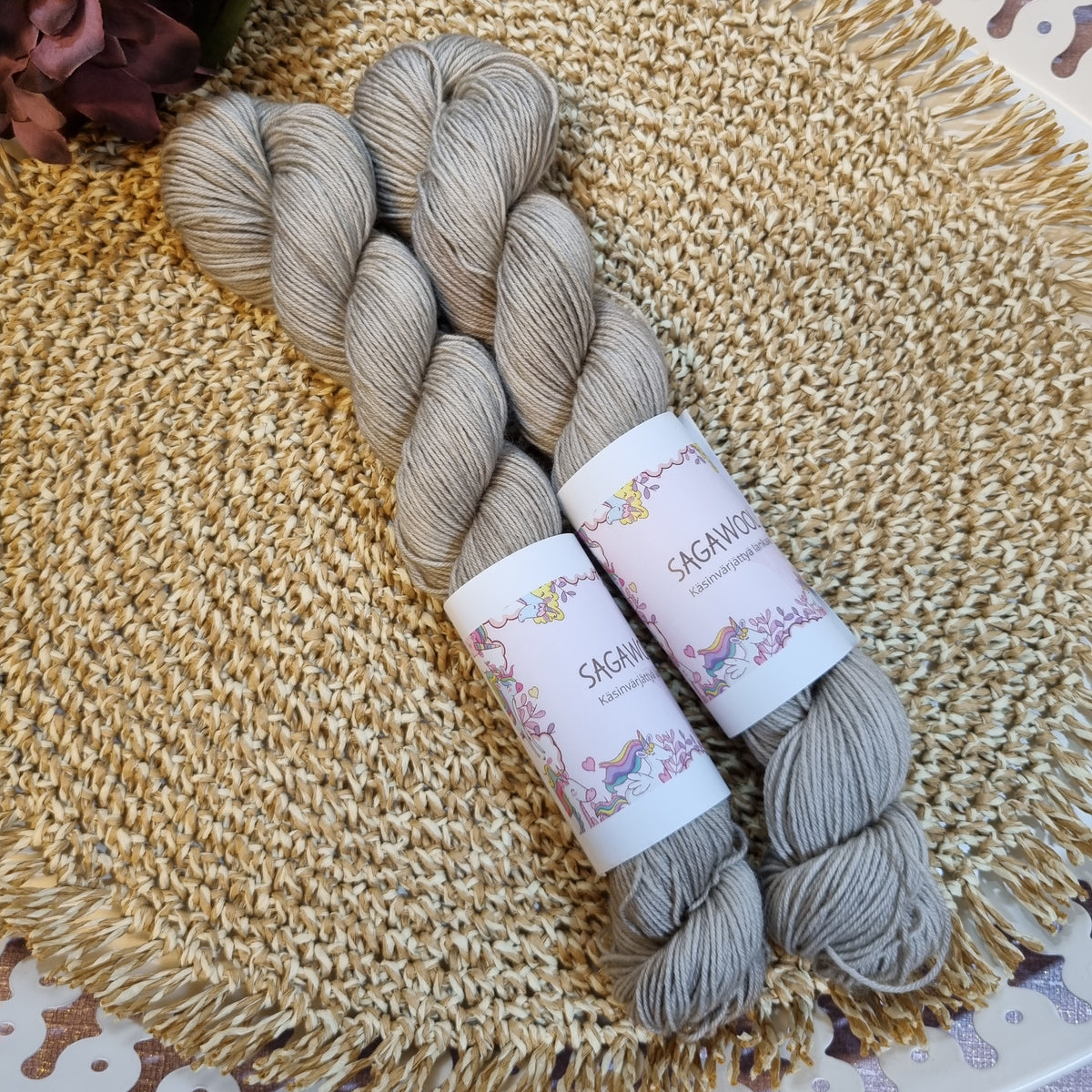 Lauri BFL villasekoitus, fingering, 50g.