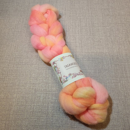 Käsinvärjätty Polwarth villatopsi,50g