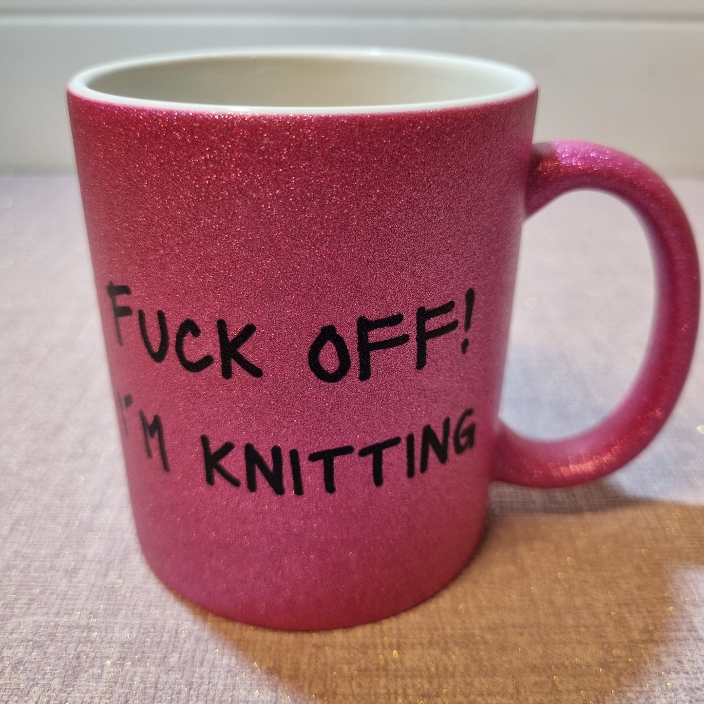 Keraaminen kässämuki painatuksella