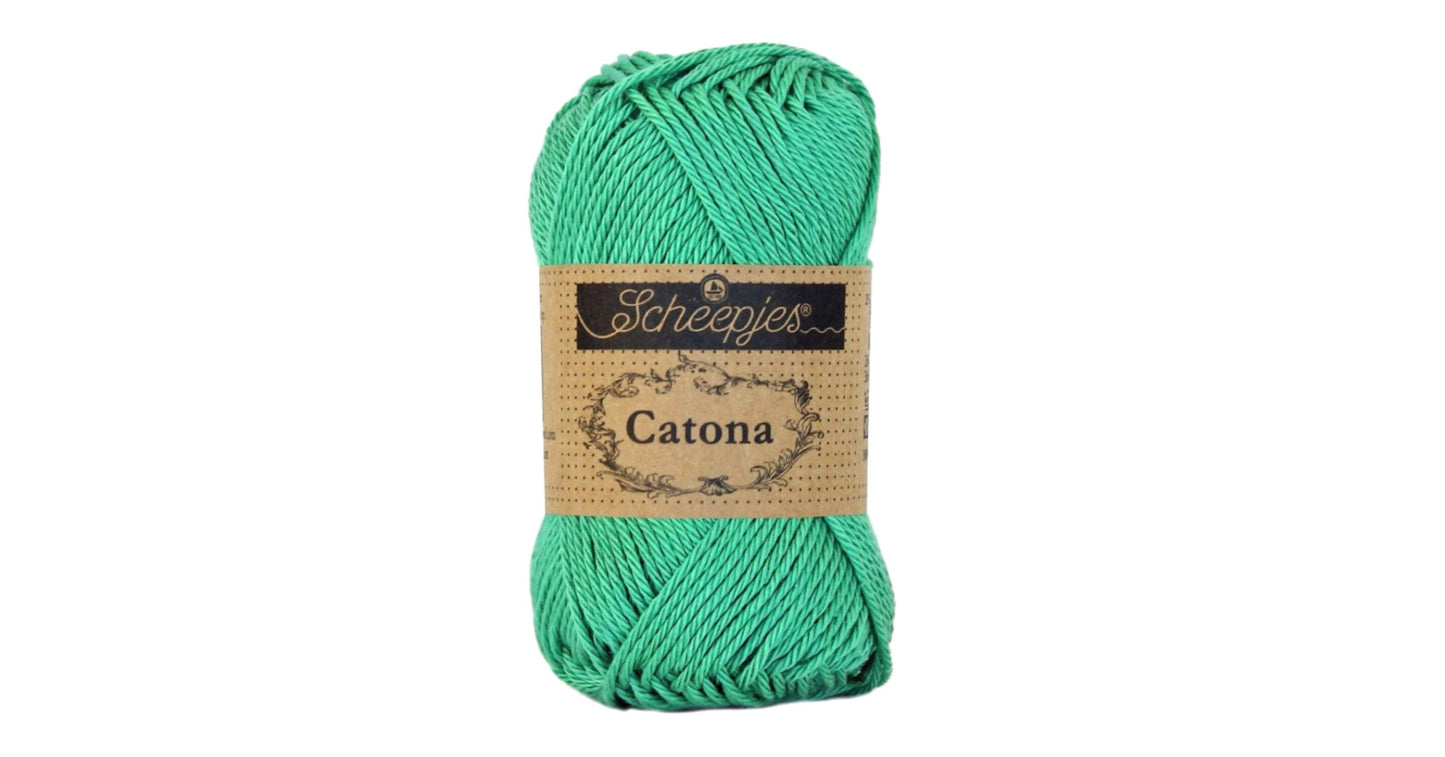 Sheepjes Catona merseroitu puuvilla, useita värejä