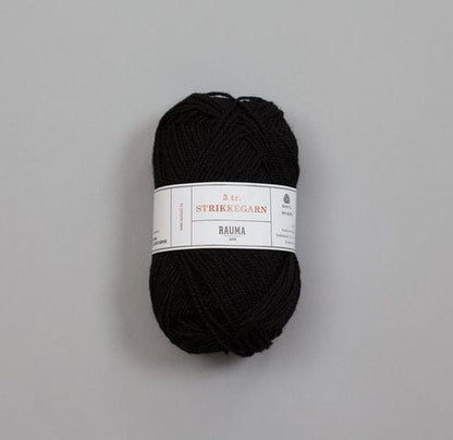 Rauma Garn 3-tr. Strikkegarn, 100% villalanka, 50g/108m.