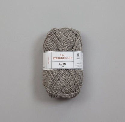Rauma Garn 3-tr. Strikkegarn, 100% villalanka, 50g/108m.