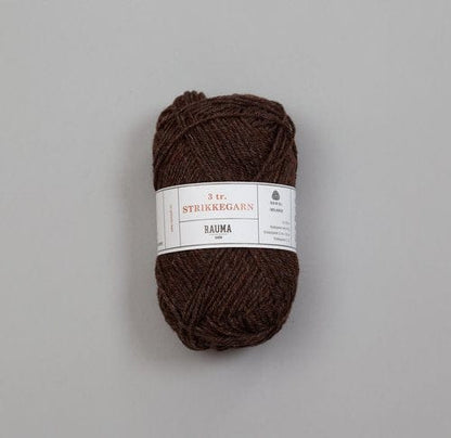 Rauma Garn 3-tr. Strikkegarn, 100% villalanka, 50g/108m.