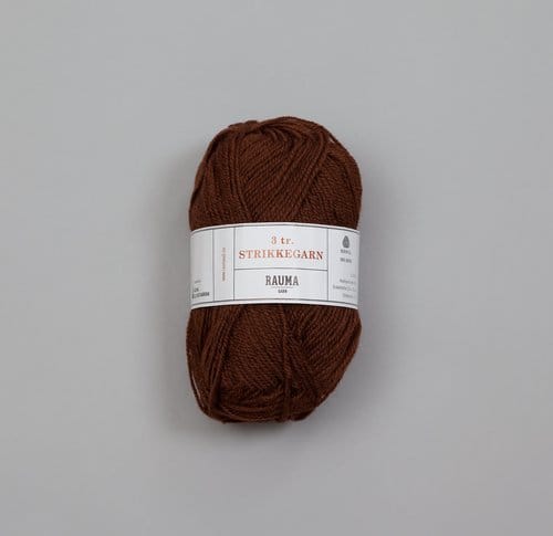 Rauma Garn 3-tr. Strikkegarn, 100% villalanka, 50g/108m.